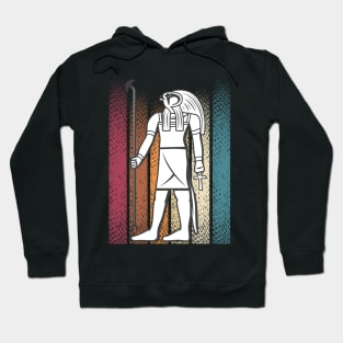 Vintage Retro God Ra, The Creator God of Ancient Egypt Hoodie